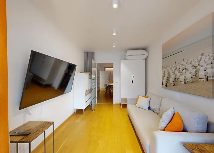 Appartement In Direkter Strandlage Mit Eingeschraenktem Meerblick, Freia 09, Binz